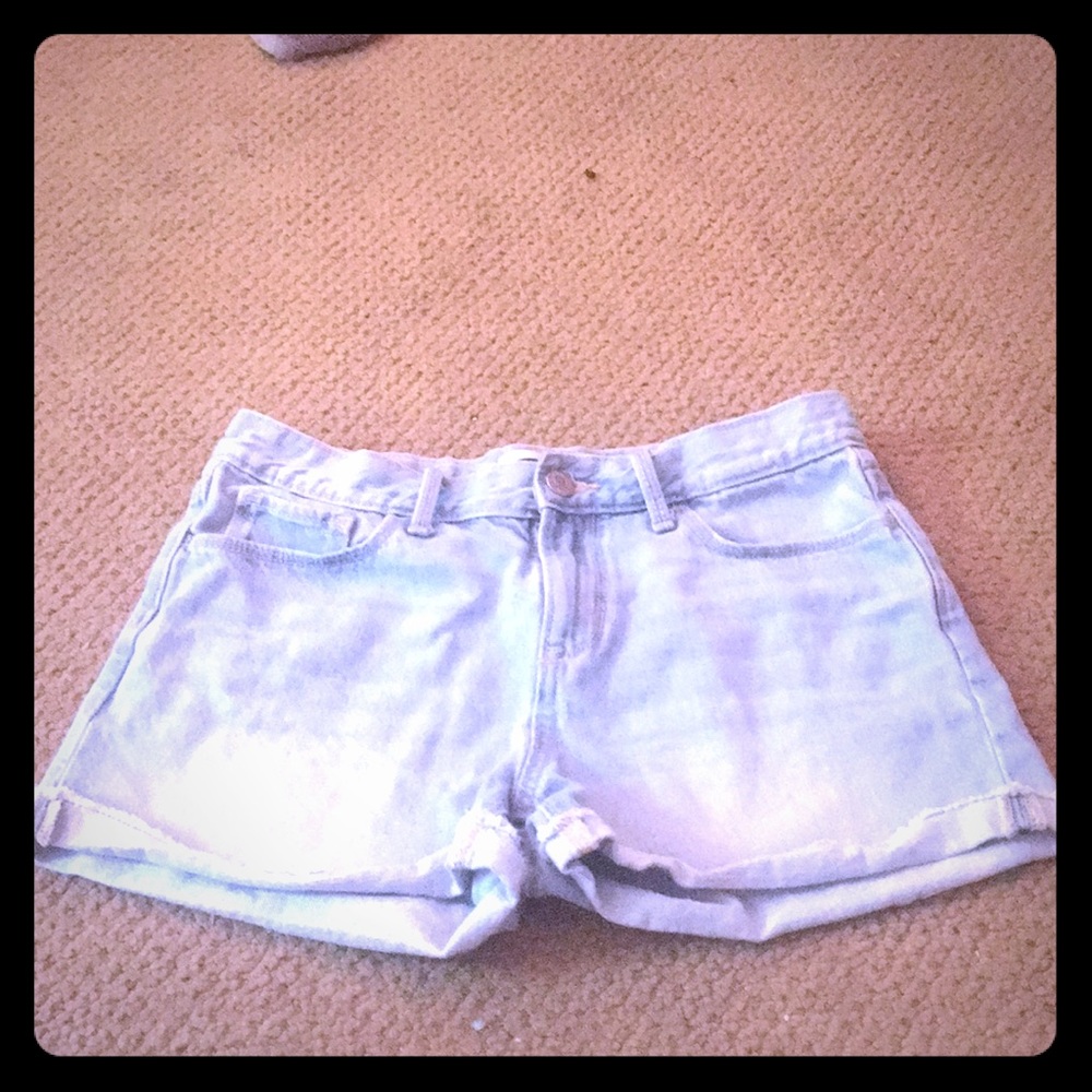 Baby blue old navy shorts (mid rise)